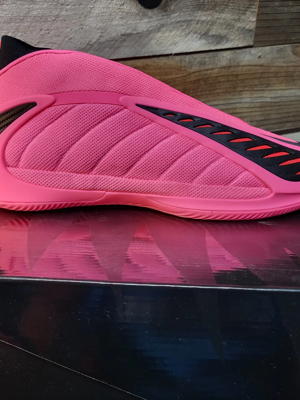 *NEW* Adidas Anthony Edwards 2 Basketball Shoes Lucid Pink Black Mens Size 13